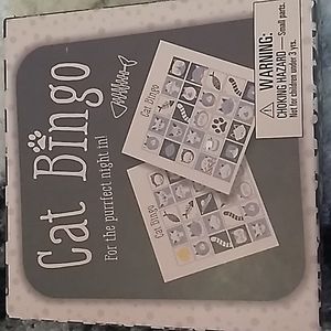 A cat bingo board game